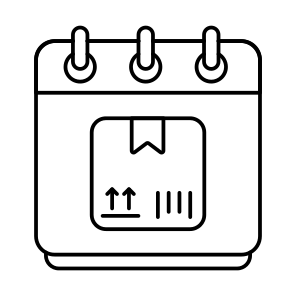 Parcel Schedule, Logistic Schedule, Delivery Schedule, Delivery Reminder icon