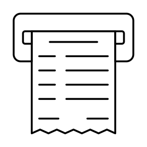 Bank Slip, Atm Slip, Transaction Slip, Deposit Slip, Commerce, icon