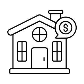 Home Savings, House Savings, Property Savings, Money Accumulation, Real Estate Savings icon