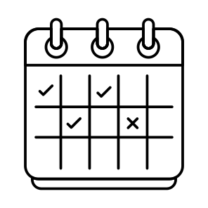 Schedule, Planner, Reminder, Calendar, Almanac icon