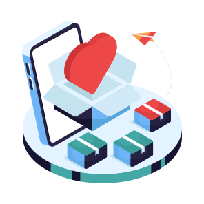 Favorite Parcel, Favorite Package, Love Parcel, Love Box, Heart Box icon
