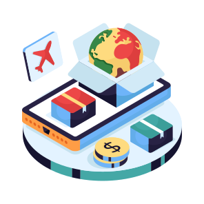 Global Parcel, Global Package, Global Delivery, Global Carton, Logistic Delivery icon