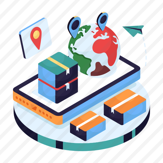 Global Parcel Location, Global Direction, Global Gps, Global Navigation, Geolocation preview