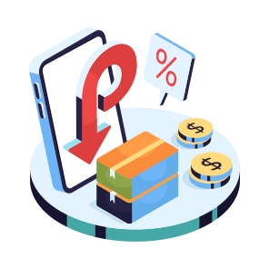 Logistic Discount, Mobile Package, Online Package, Mobile Delivery, Phone Parcel icon