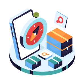 Mobile Compass, Windrose, Mobile Direction, Logistic Orientation, Delivery Orientation, icon
