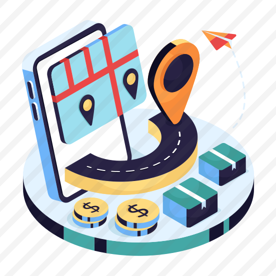 Mobile Map, Mobile Location, Mobile Direction, Gps, Navigation,,icons preview