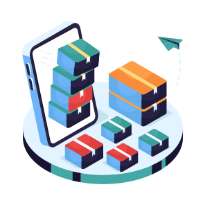 Mobile Parcels, Mobile Packages, Online Package, Mobile Delivery, Phone Parcels,icons icon