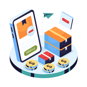 Order Cancel, Remove Parcel, Remove Package, Order Denied, Order Remove icon