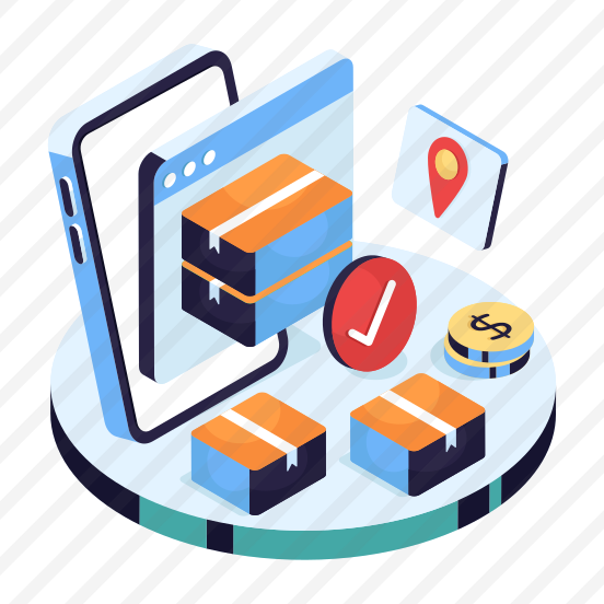 Order Selected, Order Done, Parcel Selected, Verified Parcel, Verified Package preview
