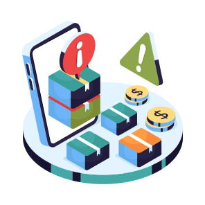 Parcel Error, Damage Parcel, Delivery Error, Package Error, Damage Package, icon