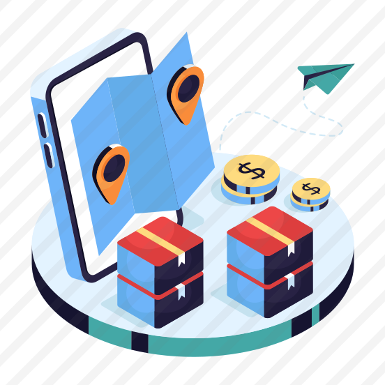 Parcel Location, Parcel Tracking, Package Location, Package Direction, Geolocation preview