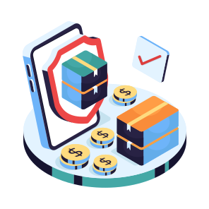 Parcel Security, Parcel Protection, Package Security, Package Protection, Secure Parcel, icon