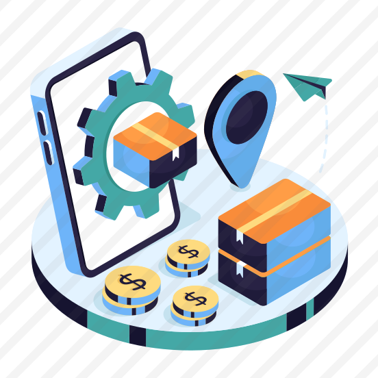 Parcel Setting, Parcel Management, Package Management, Logistic Management, Parcel Development,icons preview