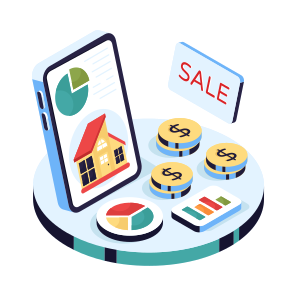 Mobile Home Analytics, Property Infographic, Property Statistics, Estate Analytics, Estate Infographic, icon
