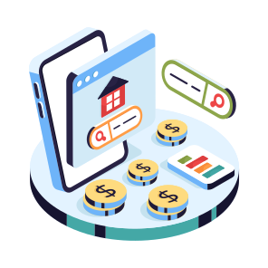 Online Property, Online House, Online Home, Online Real Estate, Real Estate Website icon