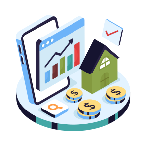 Property Analytics, Property Infographic, Property Statistics, Estate Analytics, Estate Infographic, icon