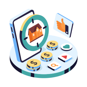 Property Target, Property Aim, Focus Property, Property Goal, Real Estate Target, icon