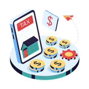 Property Tax, Tax Payment, Home Tax, House Tax, Estate Tax, icon