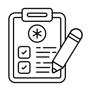 Prescription, Medical Report, Rx, Medical Instruction, Medical Recommendations icon