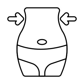 Slim Waist, Smartness, Weight Loss, Belly, Body icon