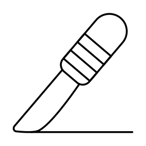 Surgical Knife, Cutting Blade, Surgical Tool, Surgical Equipment, Operation Tool icon
