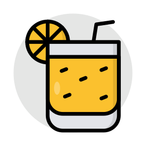 Lemonade, Lemon Drink, Drink Glass, Cocktail, Juice icon