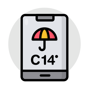 Mobile Weather App, Mobile Forecast, Mobile Overcast, Meteorology, Online Weather Forecast,flat icon