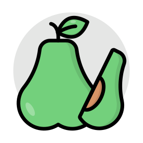 Pear, Fruit, Edible, Nutrition Diet, Healthy Meal, icon