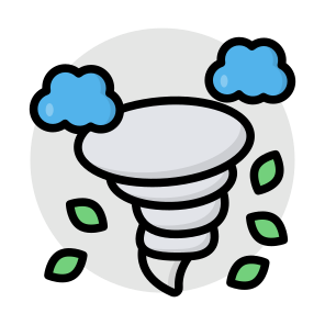 Typhoon, Hurricane, Windstorm, Cyclone, Tornado icon