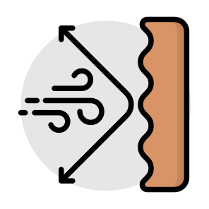 Wind Repellent, Wind Force, Wind Resistant, Windproof, Wind Barrier icon