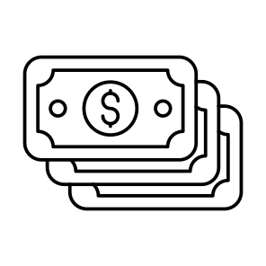 Paper Currency, Banknote, Money, Cash, Finance icon