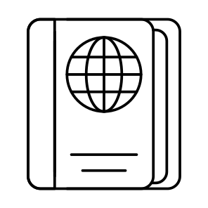 Passport, Visa, Permit, Travel Pass, Identity Pass icon