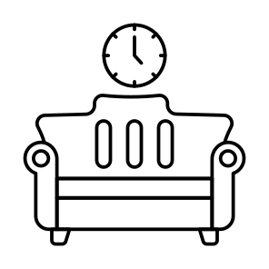 Waiting Area, Sofa, Waiting Lounge, Sitting Area, Waiting Room icon