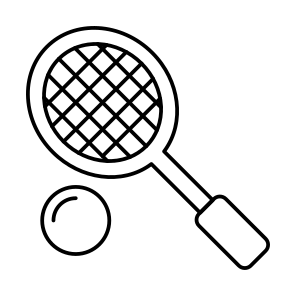 Tennis, Sports, Sports Tool, Sports Equipment, Sports Instrument icon