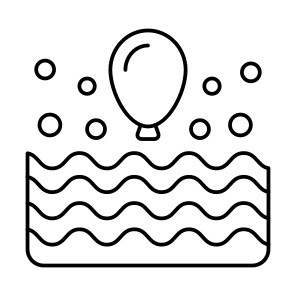 Water Balloon, Water Bubbles, Gasbag, Aqua, Sea icon