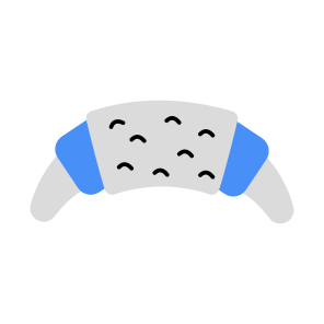 Croissant, Bakery Item, Food, Edibles, Eatable icon