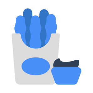 Fries Packet, Fries Packs, Fast Food, Junk Food, Potato Fries icon