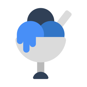 Ice Cream, Ice Cream Cup, Ice Popsicle, Gelato, Sweet, icon