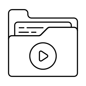 Video Folder, Document, Doc, Archive, Binder icon