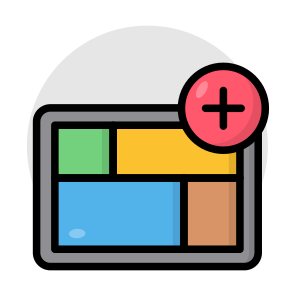 Page Design, Page Layout, Interface, Paper Design, Mockup icon