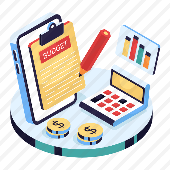 Budget Writing, Budge Report, Budget Calculation, Budget Analytics, Infographic preview