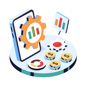 Data Analysis Setting, Mobile Infographic, Statistics, Business Data, Business Chart icon