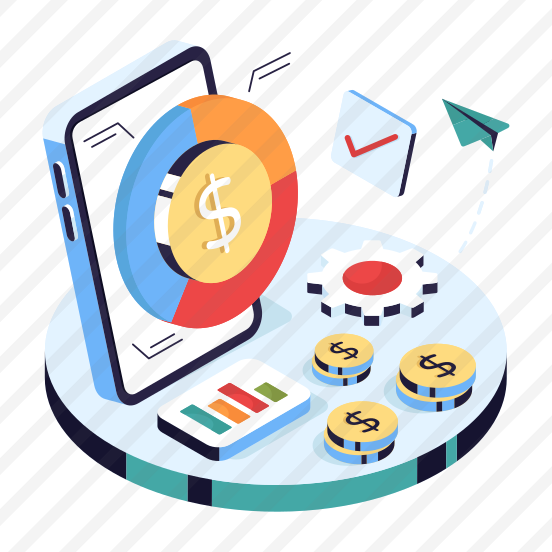 Financial Data Analytics, Mobile Infographic, Statistics, Business Data, Financial Chart preview