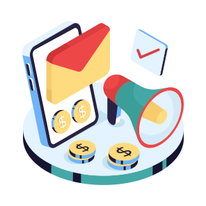 Mail Marketing, Mail Promotion, Mail Publicity, Mail Campaign, Email Marketing icon