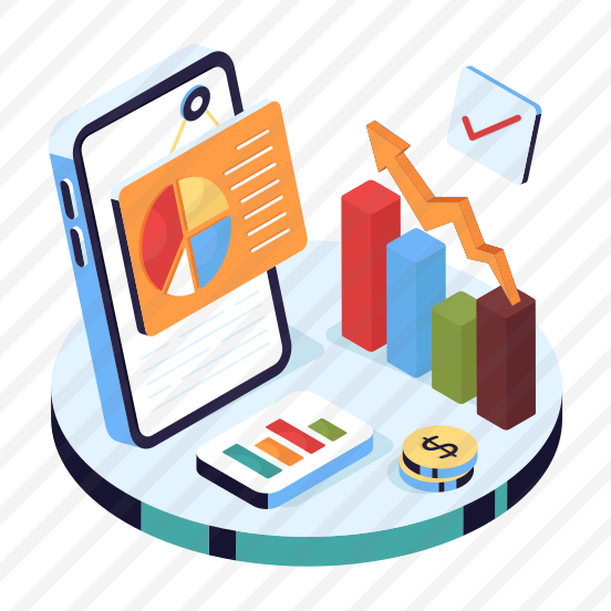Mobile Graphical Data, Mobile Infographic, Statistics, Business Data, Business Chart preview