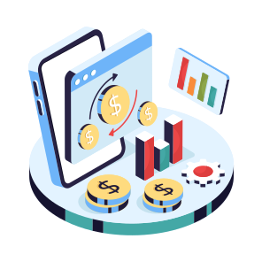 Money Flow, Money Rotation, Financial Flow, Financial Rotation, Cash Flow icon
