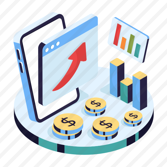 Online Data Analytics, Online Infographic, Web Statistics, Online Growth Chart, Business Chart preview