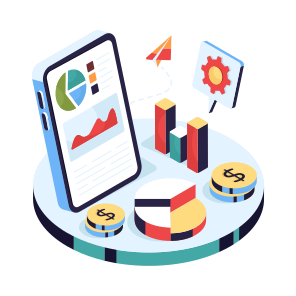 Predictive Analytics, Online Infographic, Web Statistics, Business Data, Business Chart icon