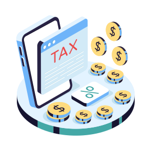 Tax Website, Online Tax, Tax Webpage, Tax Discount, Tax Payment icon