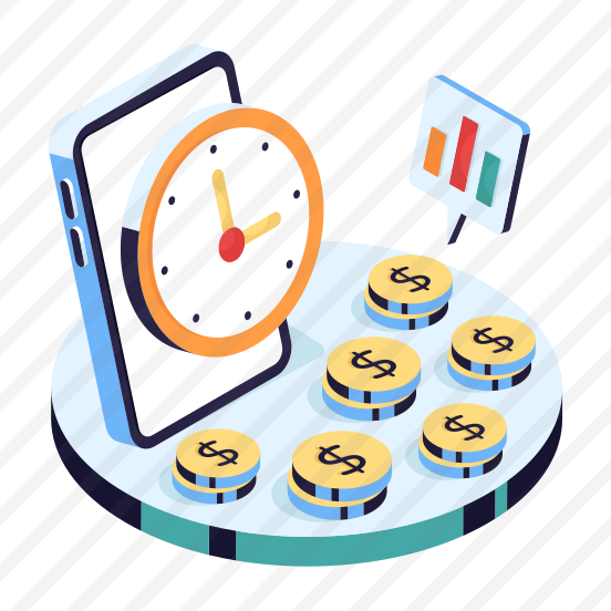 Time Is Money, Investment Time, Finance Time, Business Time, Time Cost preview